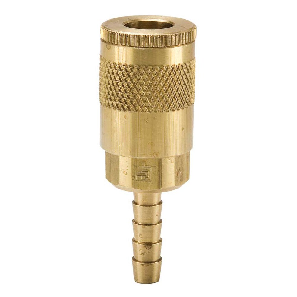 10 Series Brass Coupler with Hose Barb Depatie Fluid Power